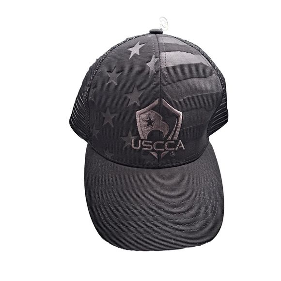 New USCCA Concealed Carry American Flag Trucker Snapback Mesh Hat Cap - Picture 4 of 9